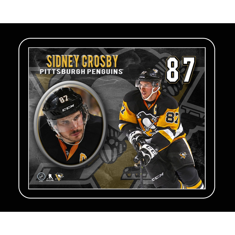 «Sidney Crosby Pittsburgh Penguins», portrait encadré