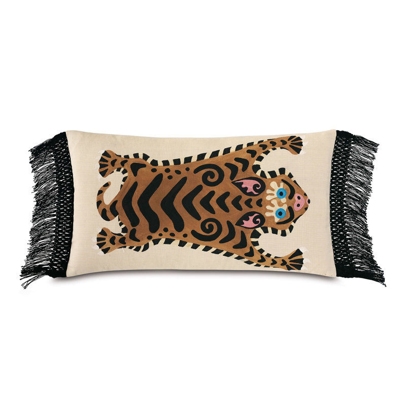 Guster Fringed Sunbrella® Outdoor Throw Pillow