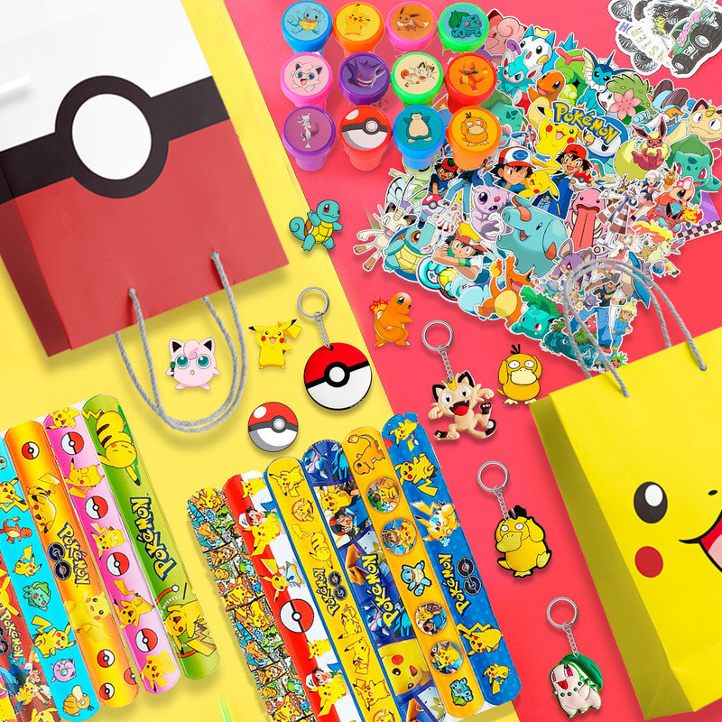 Pikachu Party Favors, ensemble de 110 pièces de fête Pokémon