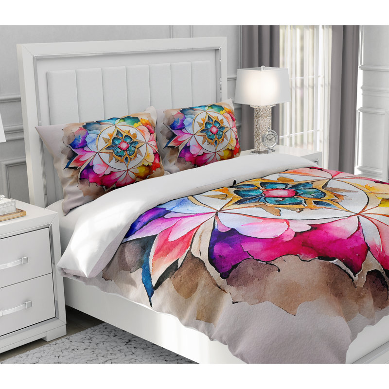 Abstract Duvet Cover, King Duvet Cover + 2 King Shams