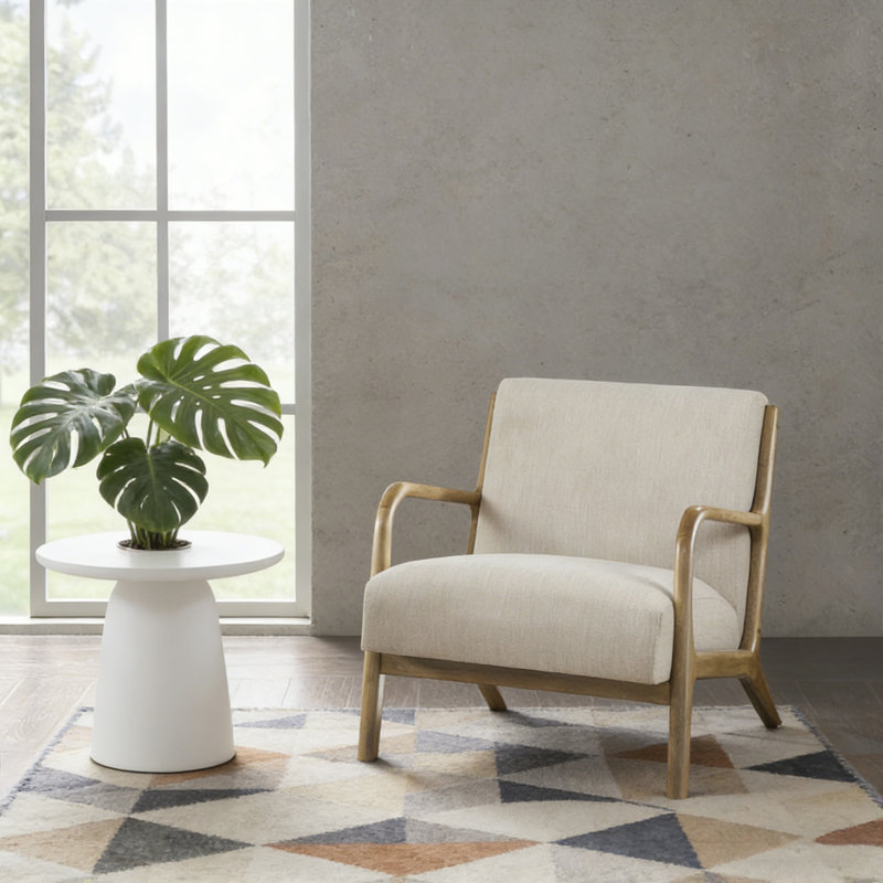 Lounge Chair, Cream