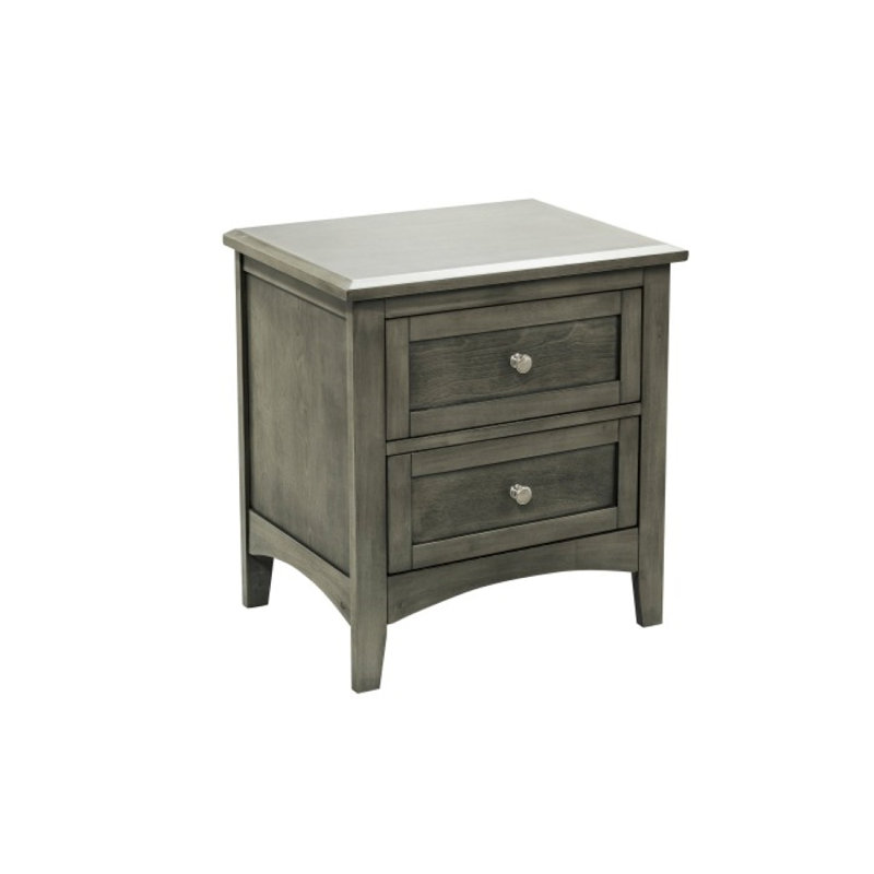 Table de chevet 2 tiroirs Ashauna