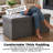  30"/43" Wide Upholstered Storage Ottoman Multi-Functional for Living Room, Bedroom, Coffee Table, Pet Step-1042895500
