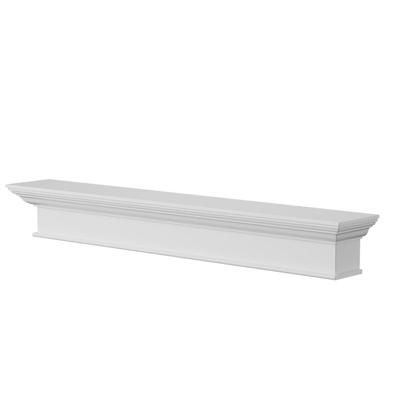 Fireplace Mantel, 72", White