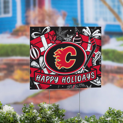 Enseigne de cour Calgary Flames, Fête