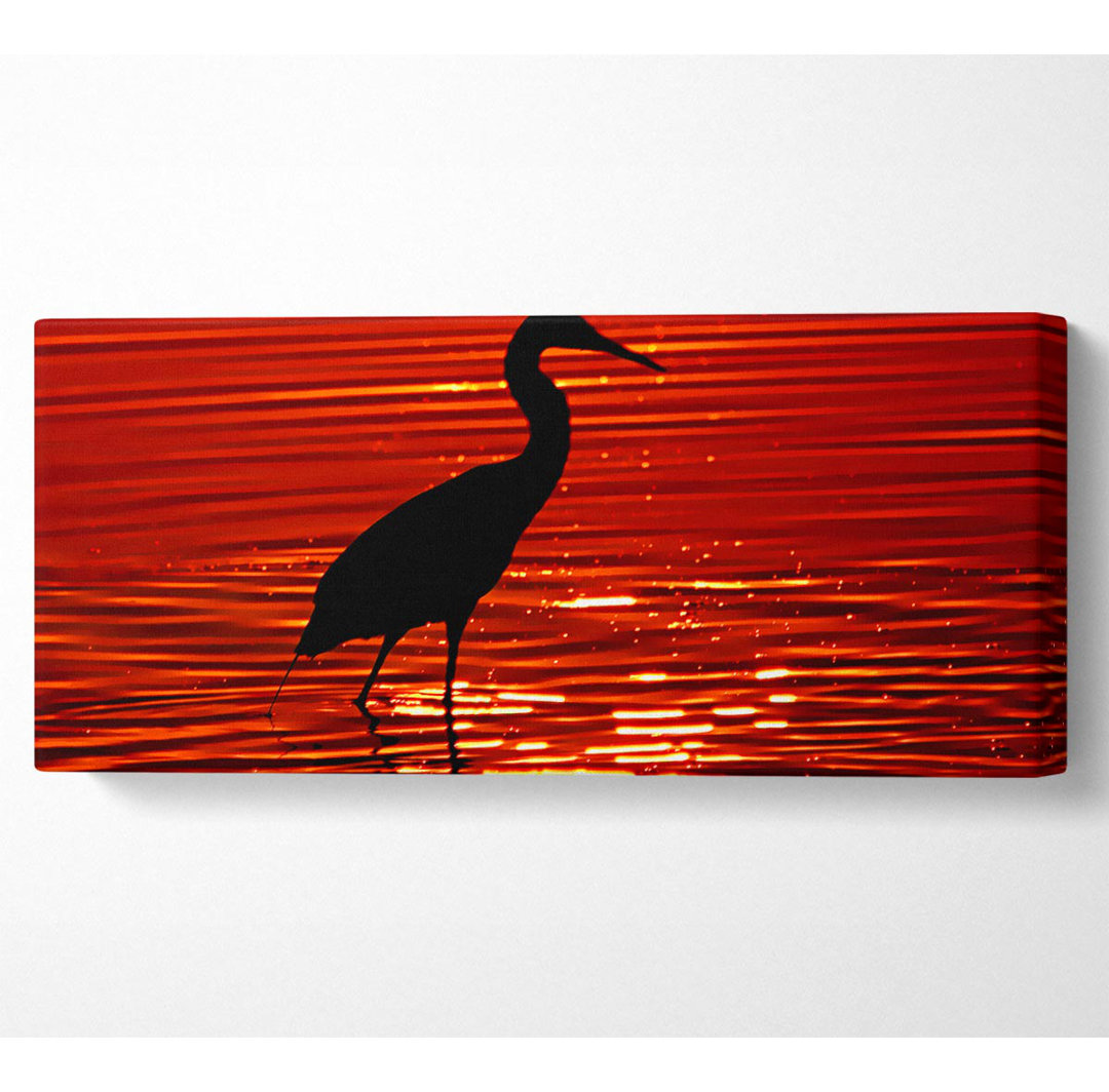 River Bird - Panorama-Kunstdrucke auf Leinwand