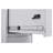 White 4 Drawer Vertical Lockable Metal File Cabinet, Home Office Narrow Storage for A4, Legal & Letter Files