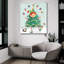 Art mural en verre épique «Tree Elf» par Elle Media Group SA, 36 po x 36 po-877042041
