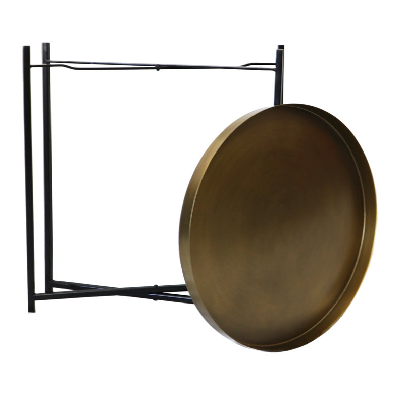 Christi Tray Top Cross Legs End Table