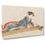 Lady Playing the Koto - Wrapped Canvas-55304463