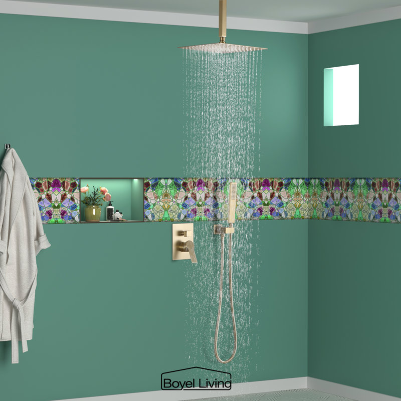 Système de douche complet avec valve brute
