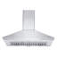 36" KF 400 CFM Convertible Wall Mount Range Hood in Brushed 430 Stainless Steel