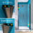 36'' - 37 1/4'' W x 72'' H Frameless Panel Pivot Swing Shower Doors Tempered Glass Bathroom Door with Handle-101257023-101257024