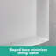XtraStoris Minimalistic Wall Niche Frameless 12"x 12"x 4"-1573358223