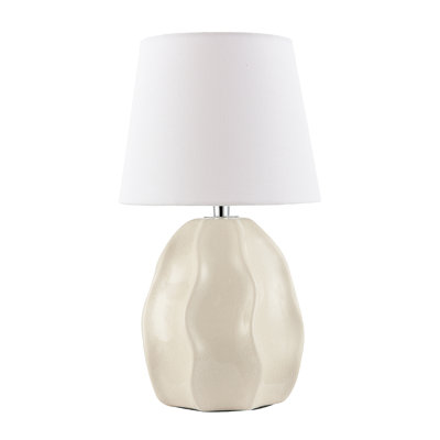 25Cm Cream Table Lamp Base