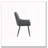 Faux Leather Dining Room Chair, Metal Kitchen Chairs With Gold Mesh Texture And Black Sanded Legs, Flat Back Upholstered Chair-106974474