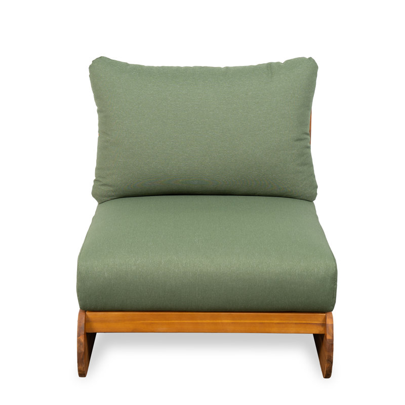 Fauteuil club Lazy, Vert