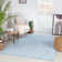 Marquiesha Solid Colour Denim Area Rug