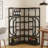 Industrial Style Display Rack, Bookcase, Corner Bookshelf