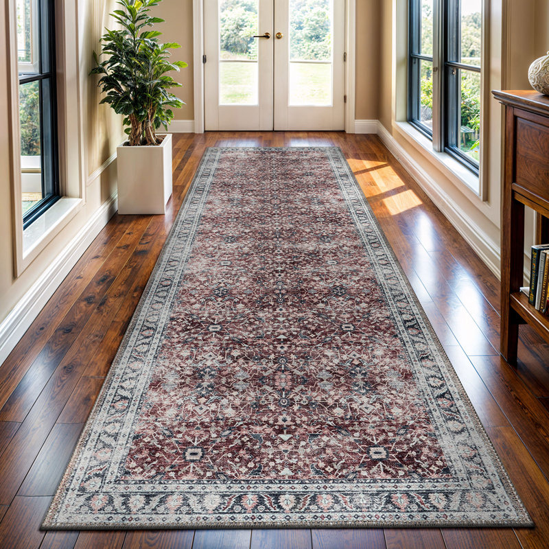 Tapis avec envers antidérapant Koressa, Tapis de couloir 2 pi 2 po x 7 pi