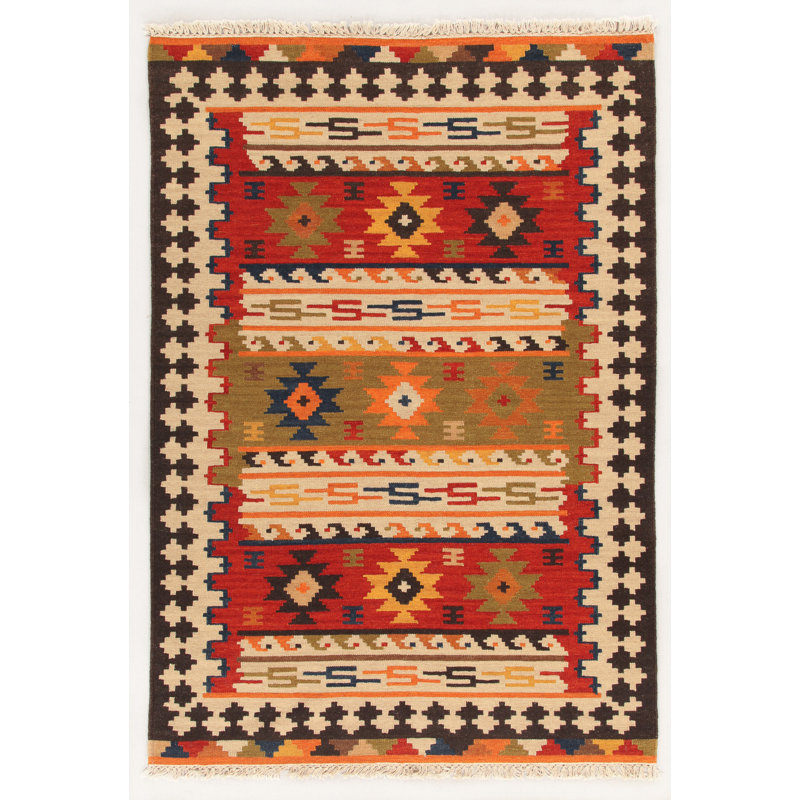 Sivas Southwestern Hand Woven Area Rug Set, Rectangle 60 x 120cm
