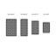 Panneau d'intimité en aluminium découpé au laser Zumba-63100262-63100260