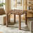 Oscar 36 Inch Square Checkered Dining Table-116247523