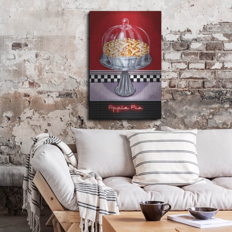 Art mural en métal Winston Porter «Apple Pie» par Shari Warren, H 36 po x l 24 po