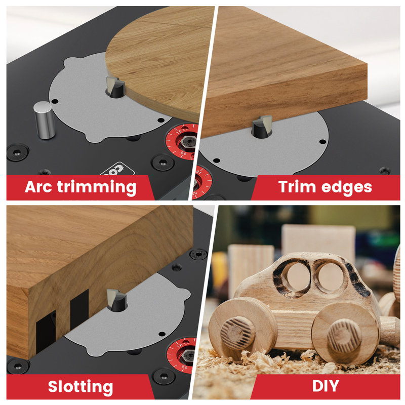 Router Lift for 69mm Wood Router with Router Plate Precision Woodworking