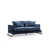 100 % polyester bleu marine