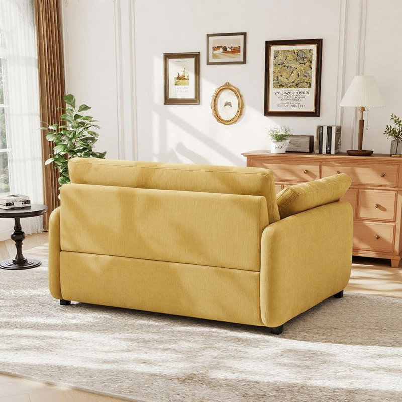 Fauteuil d'appoint 50 po, Jaune