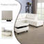 Canapé modulaire en cuir synthétique 3 pièces-1820466969