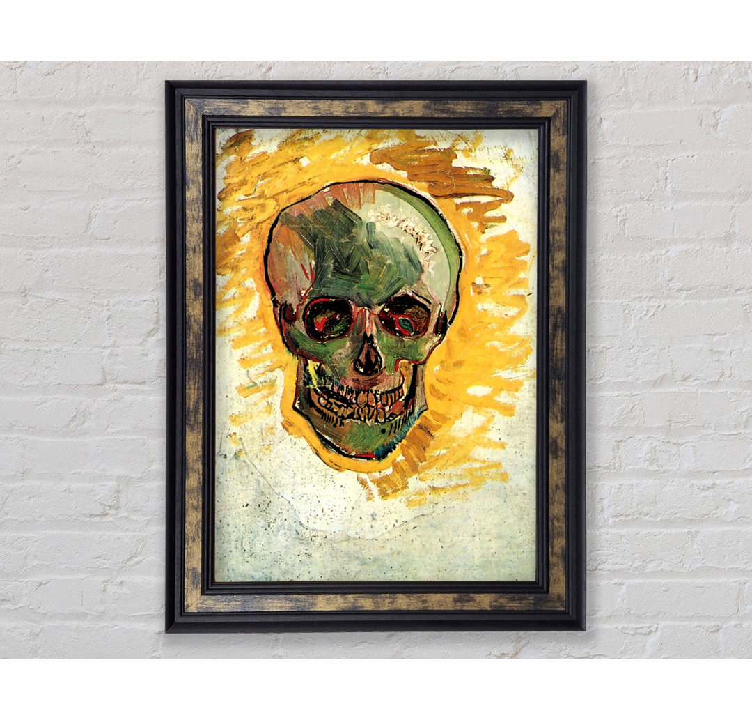 Van Gogh Totenkopf - Einzelner Bilderrahmen Kunstdrucke