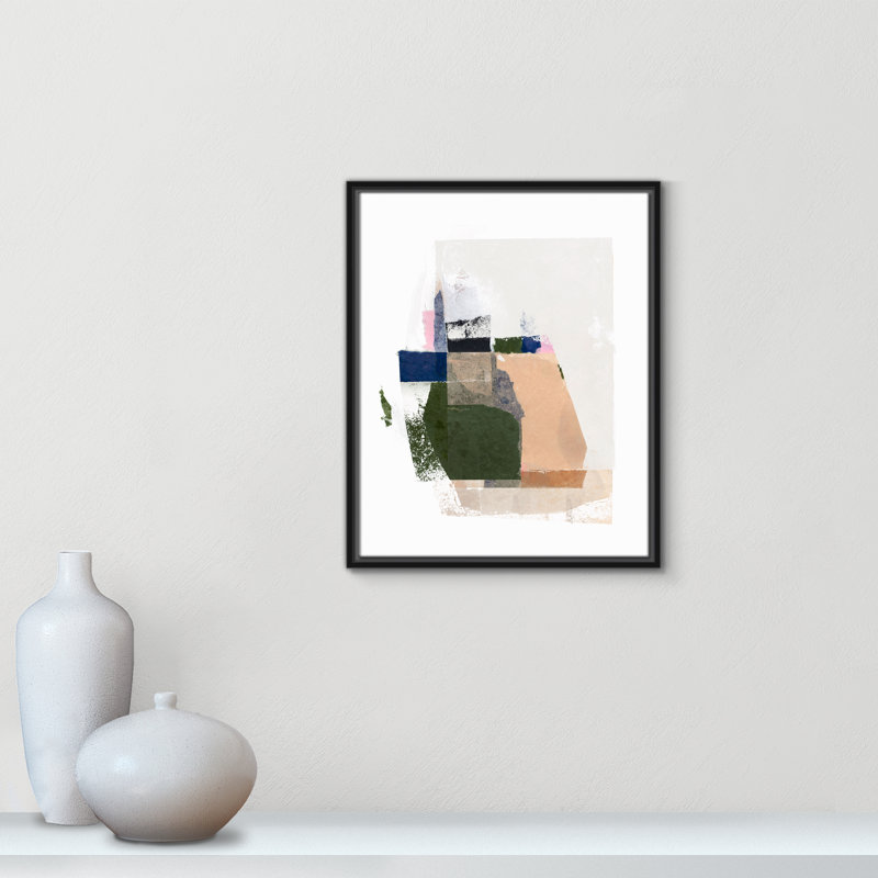 Patchwork Pieces II Print by Casa Fine Arts, Black, 21.5" H x 17.5" W