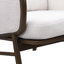 Fauteuil d'appoint en tissu deux, fauteuils avec cadre en bois massif pour le salon, espace confortable et tendance,