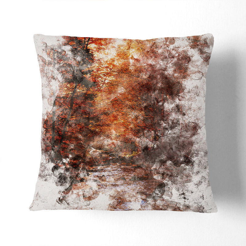 Square Throw Cushion, 55cm H x 55cm W x 20cm D