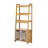 Versatile Pet-Friendly Ladder Bookcase with Stylish Storage Options