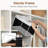 Storage Bins, Fabric Storage Bins For Shelves, Large Storage Baskets With Metal Frame, Closet Baskets And Bins With Handles, Black And White, 2-Pack-124503108