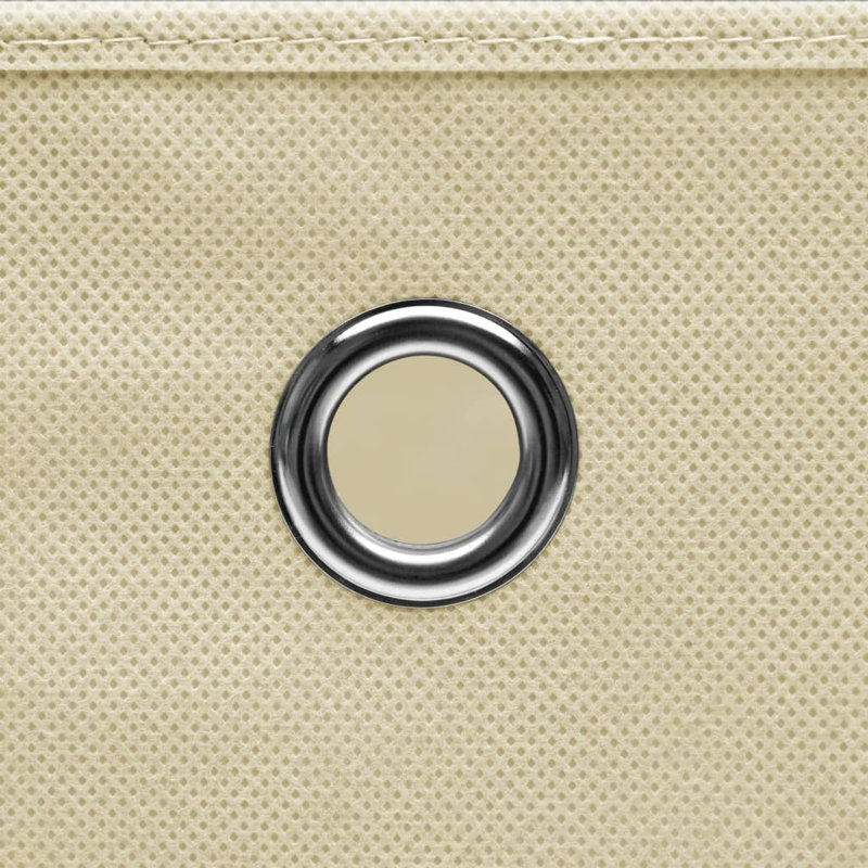 Rebrilliant Fabric Decorative Bin, Cream