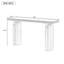 Console élégante et luxueuse en placage d'acacia-1179649168