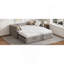 Structure de lit de jour simple rembourré extensible avec lit gigogne, canapé-lit en tissu chenille avec tiroirs de rangement pour le salon-156609968