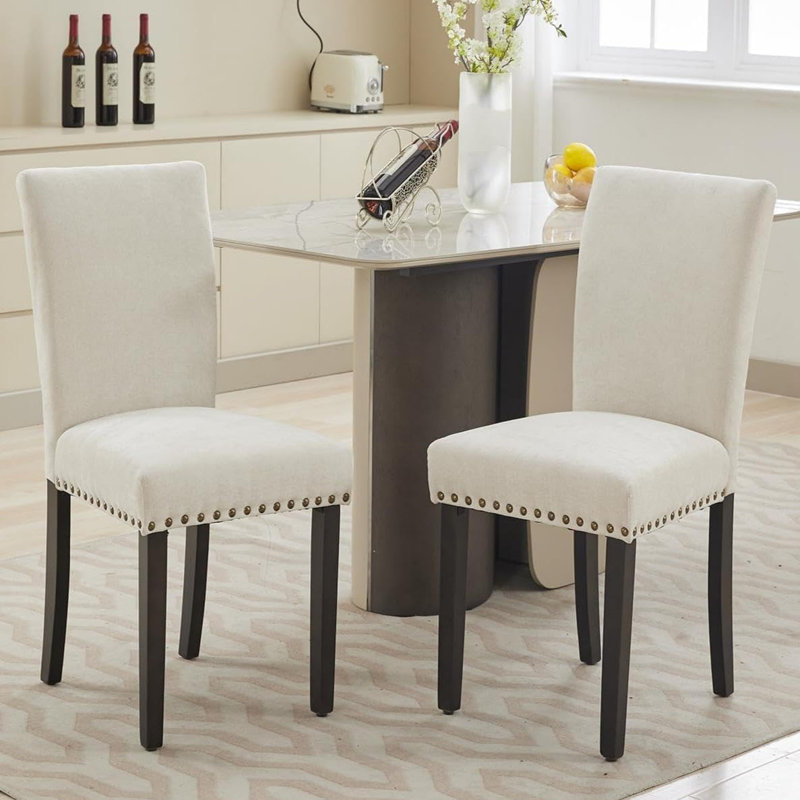 Upholstered Accent Chair, 1, Beige