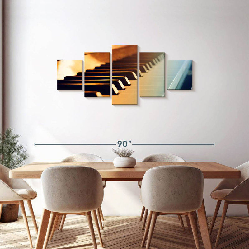 Morning Piano, H 30 po x l 68 po