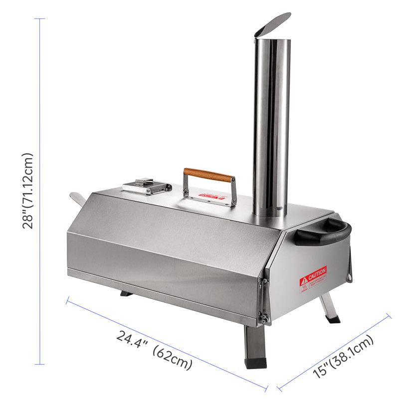 Fours à pizza rotatifs automatiques en acier inoxydable 12 po