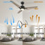 3 - Blade LED Smart Ceiling Fan with Light-403107347-461021576