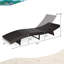 Chaise longue inclinable de 83 po avec coussins 83 po-1843248603