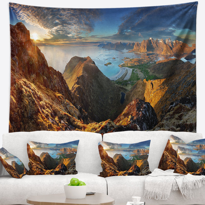 Polyester Tapestry, 50" H x 60" W