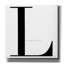 Art mural sur toile Latitude Run® «L Is For Love On White» par Mercedes Lopez-582513967