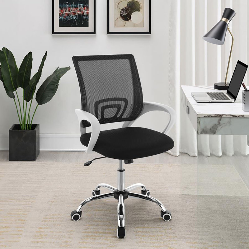 Chaise de bureau réglable Voggel, Noir