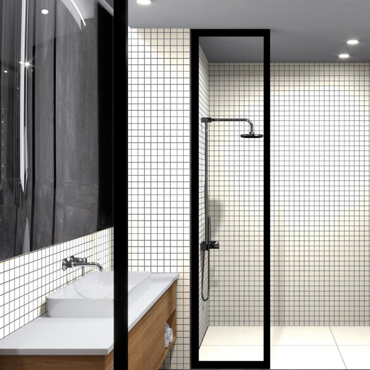 Birthplace 2" W x 2" L Porcelain Terrazzo Look Tile Grid Mosaic Sheet